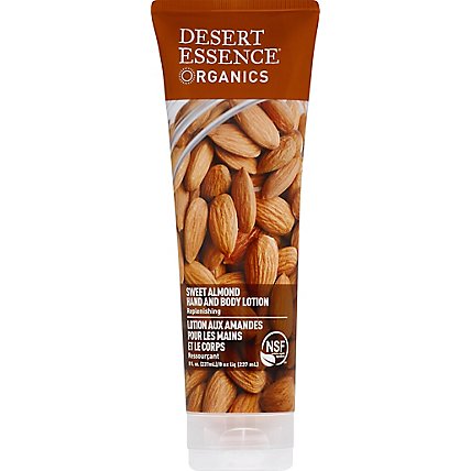 Desert Essence Organics Hand And Body Lotion Almond - 8 Oz - Image 2