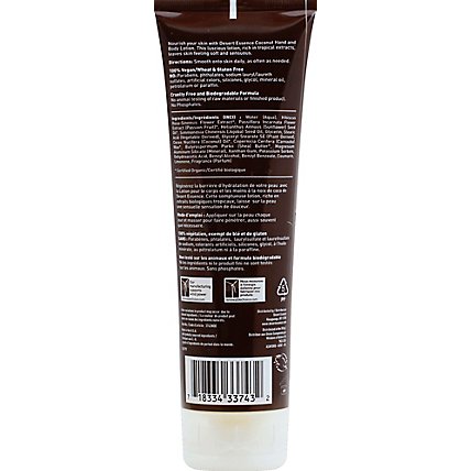 Desert Essence Lotion Hand and Body Coconut - 8 Oz - Image 3