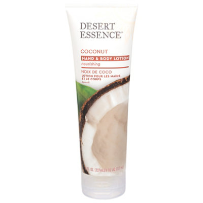 Desert Essence Lotion Hand and Body Coconut - 8 Oz - Image 2