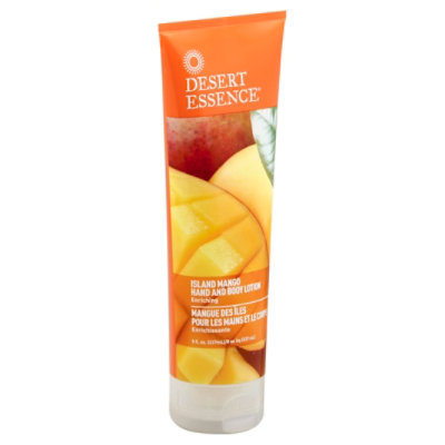 Desert Essence Hand and Body Lotion Island Mango - 8 Oz