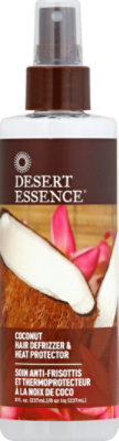 Desert Essence Defrizz & Heat Prot Coconut - 8.5 Oz