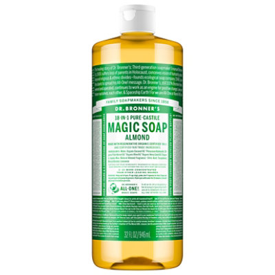 Dr. Bronners Liquid Soap Pure-Castile 18-In-1 Hemp Almond - 32 Fl. Oz. - Image 3