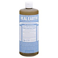 Dr. Bronners Liquid Soap Pure-Castile 18-In-1 Hemp Baby Unscented - 32 Fl. Oz. - Image 1