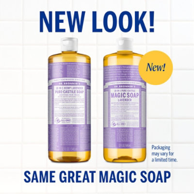 Dr. Bronners Liquid Soap Pure-Castile 18-In-1 Hemp Lavender - 32 Fl. Oz. - Image 3