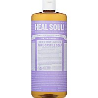 Dr. Bronners Liquid Soap Pure-Castile 18-In-1 Hemp Lavender - 32 Fl. Oz. - Image 2