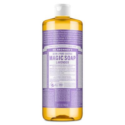 Dr. Bronners Liquid Soap Pure-Castile 18-In-1 Hemp Lavender - 32 Fl. Oz. - Image 1