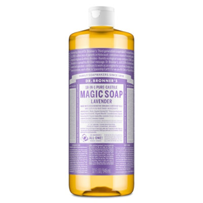 Dr. Bronners Liquid Soap Pure-Castile 18-In-1 Hemp Lavender - 32 Fl. Oz. - Image 2