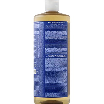 Dr. Bronners Liquid Soap Pure-Castile 18-In-1 Hemp Peppermint - 32 Fl. Oz. - Image 5