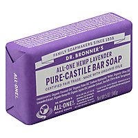 Dr. Bronners Bar Soap Pure-Castile All-One Hemp Lavender - 5 Oz - Image 1