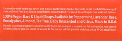 Dr. Bronners Soap Bar Pure Castile All One Hemp Tea Tree - 5 Oz - Image 3