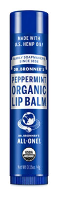 Dr. Bronner's Peppermint Organic Lip Balm - .2 Oz - Image 2