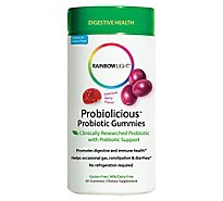Rainbow Light Probiolicious Probiotic Gummies Berry Flavor Gummies - 50 Count