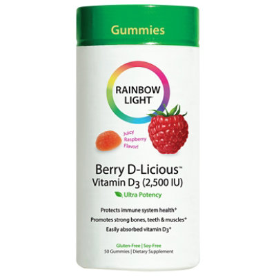 Rnlig Gummie Vit D 2500iu Brry D Licious - 50.0 Count - Image 2
