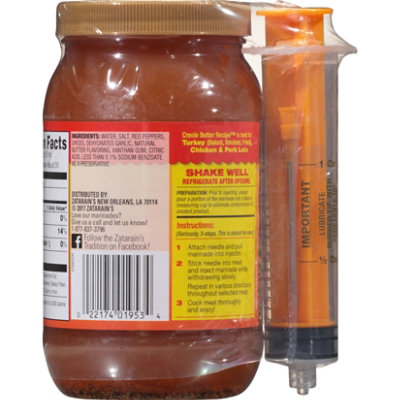 Zatarain's Cajun Injectors Creole Butter Recipe Injectable Marinade with Injector - 16 Oz - Image 5