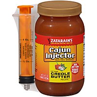 Zatarain's Cajun Injectors Creole Butter Recipe Injectable Marinade with Injector - 16 Oz - Image 1