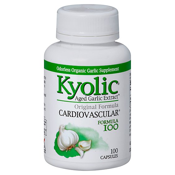 Kyolic Cardiovascular Formula 100 Original Formula Capsules - 100 Count