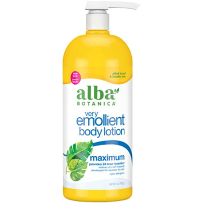 Alba Botanica Very Emollient Body Lotion Maximum - 32 Oz - Image 2