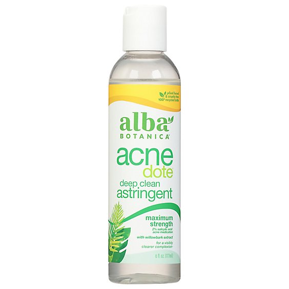 Alba Botanica Acne Dote Astringent Deep Clean - 6 Oz
