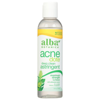 Alba Botanica Acne Dote Astringent Deep Clean - 6 Oz