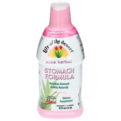 Lily Of The Desert Stomach Formula Fresh Mint Taste - 32 Fl. Oz. - Image 2
