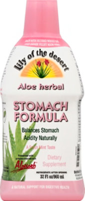 Lily Of The Desert Stomach Formula Fresh Mint Taste - 32 Fl. Oz. - Image 2