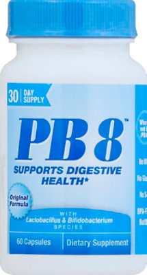 Nutrition Now PB8 Dietary Supplement Capsules Original Formula Pro-Biotic - 60 Count - Image 2