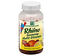 Nunow Rhino Vitamin Gummi Bear - 190.0 Count