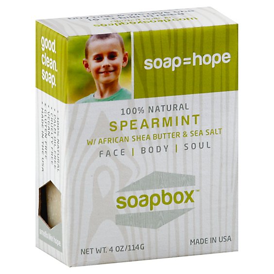 Soapb Soap Bar Alntrl Spearmnt - 4.0 Oz