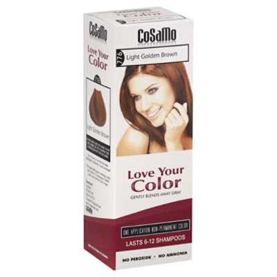 Cosamo Love Your Color NonPermanent Color Brown Light Golden 776 12