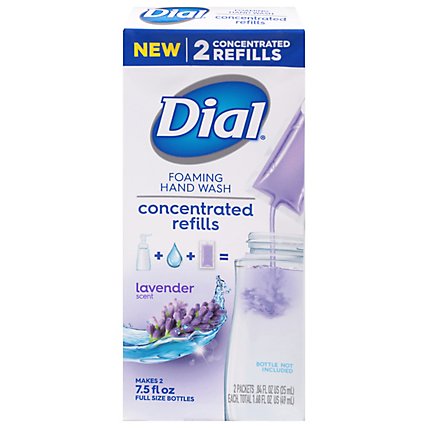 Dial Concentrated Lavender-Scented Foaming Hand Wash - 2 Count - Image 3