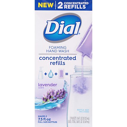 Dial Concentrated Lavender-Scented Foaming Hand Wash - 2 Count - Image 2