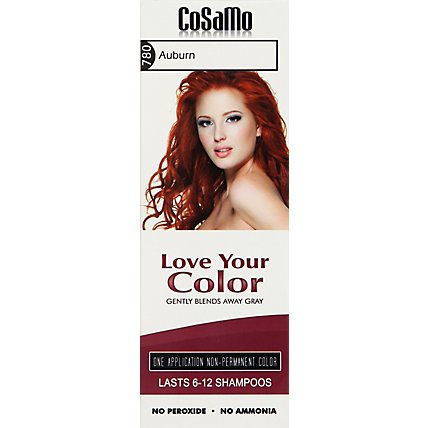 Cosamo Love Your Color Non-Permanent Color Auburn 780 - 12 Oz - Image 2