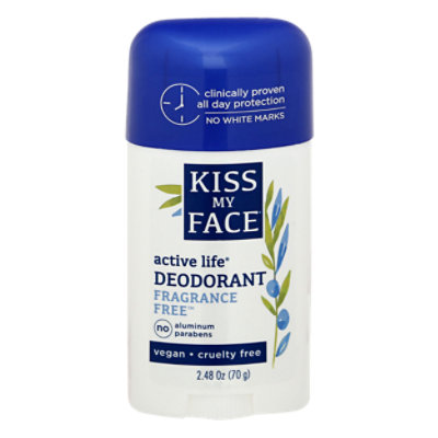 Kiss  Deod Stk Actv Frgnc Free - 2.48 Oz