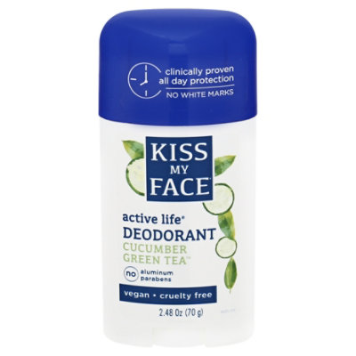 Kiss  Deod Stk Actv Life Ccmbr Grn Tea - 2.48 Oz - Image 3