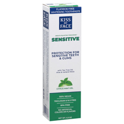 Kiss My Face Toothpaste Sensitive Orange Mint Gel - 4.5 Oz - Image 1