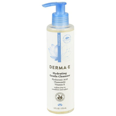Derma E Cleanser Hydrtng Hylronic Acid - 6.0 Oz - Image 1