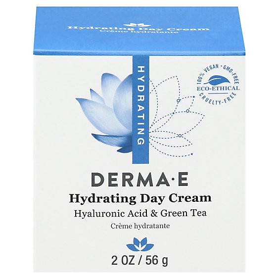 Derma E Hydrating Day Creme with Hyaluronic Acid Dry Normal - 2 Oz