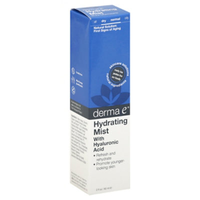Derma E Hydrating Mist With Hyaluronic Acid Dry Normal 2 Oz Shaw's