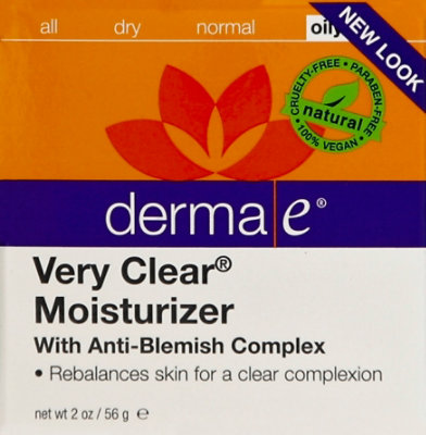 Derma E Very Clear Moisturizer Oily - 2 Oz - Image 2