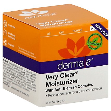 Derma E Very Clear Moisturizer Oily - 2 Oz - Image 1