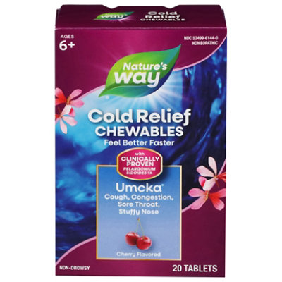 Nw Umcka Cold Care Chwbl Chry - 20 Count