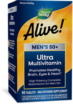 Nw Nw Alive Once Daily Mens 50plus Multi Ultra - 60 Count