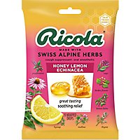 Ricola Throat Drops Cough Suppressant Honey Lemon With Echinacea - 19 Count - Image 2