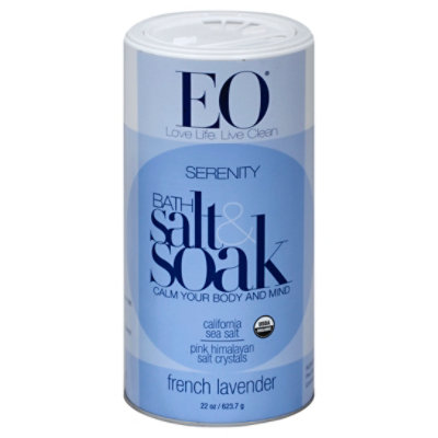 EO Bath Salts Serenity French Lavender - 22 Oz - Image 1