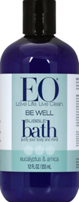 EO Bubble Bath Be Well Eucalyptus & Arnica - 12 Oz - Image 2