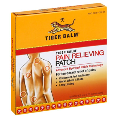 Tiger Balm Patch Pain Relief - 5 Count
