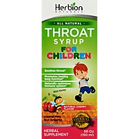 Herbion  Syrup Kids Throat Cherry - 5 Fl. Oz. - Image 2