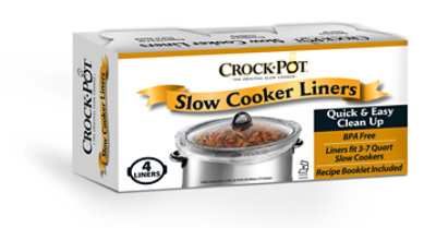 Crock Pot Slow Cooker Liners - 4 Count - Vons
