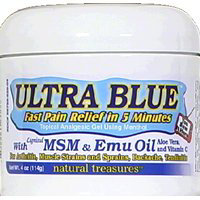 Natural Treasures Ultra Blue Msm & Emu Oil - 4.0 Oz