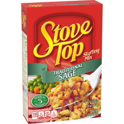 Stove Top Traditional Sage Stuffing Mix Box - 6 Oz - Image 4